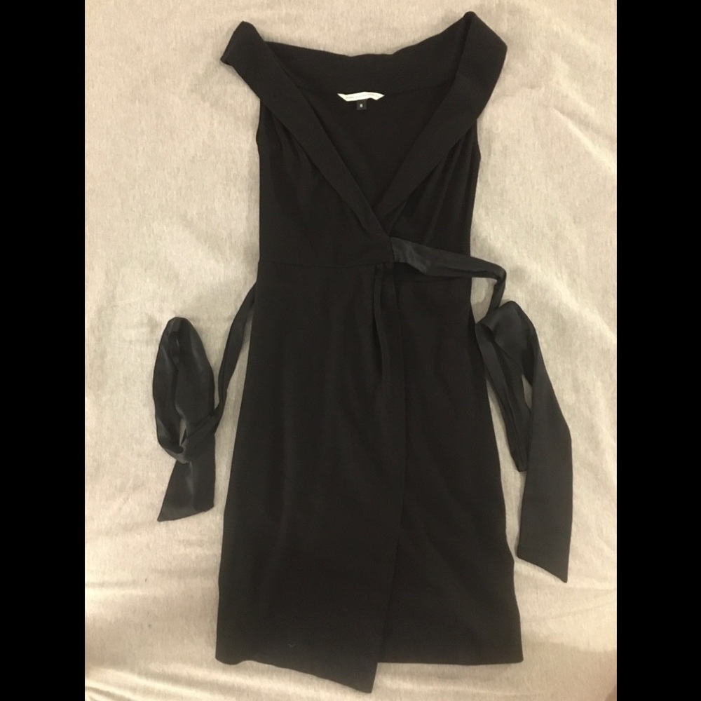 Diane con Furstenberg Black Wrap Dress